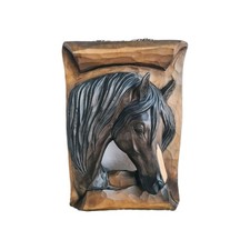Pferdekopf Holz 3D Wandbild
