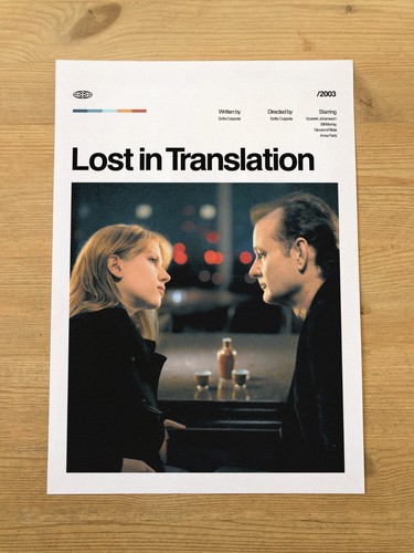 Lost translation poster - in,