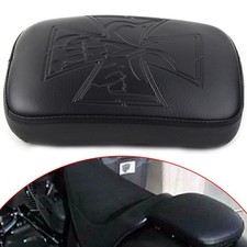 DE 1X Hinten Sozius Pad Kotflügelsitz 8 Saugnapf für Harley Bobber Sportster