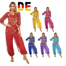 DE Damen Bauchtanz Kostüm Set