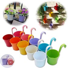 Topf Hängegöpfe Hängetopf Blumentopf Garten Balkon Blumen Kräutertopf Eisen