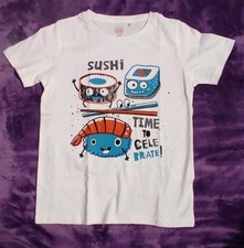 Weißes Jungen T-Shirt Gr. 116