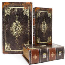 Buchattrappe Set Hohles Buch