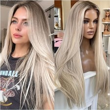 Lace-Front-Perücken Long