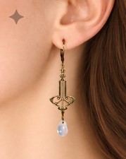 Ohrringe HERMIA Messing Bronze