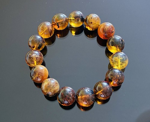 Bernstein armband große 14mm - bernstein,