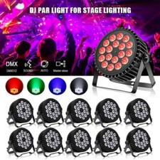 10PCS 270W PAR Can 18 LED UV