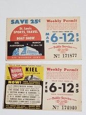 Vtg Lot of 2 1957 St. Louis