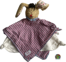 Käthe Kruse Hase Schmusetuch Kuscheltuch Schnuffeltuch Baby Tuch Rot Blau Weiß