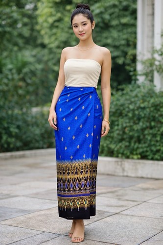 Ungenähter malaysischer batik - ungenähter,