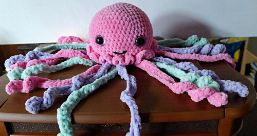 Gehäkelter oktopus krake - gehäkelter, oktopus/krake