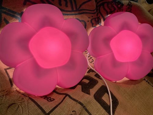 Ikea supplyst rosa blumen - rosa,