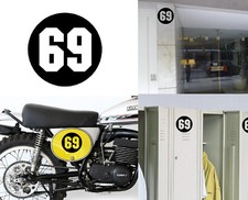 Numero 69 Via, Aufkleber von /