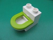 Lego Duplo Toilette grün Klo