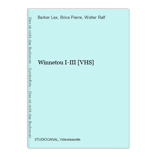 Winnetou iii vhs lex - winnetou,