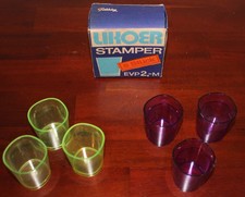 6 Stamper für Likör in der