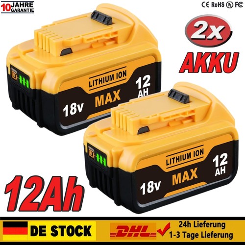 12ah für dewalt - 18v, akku