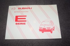 Betriebsanleitung Bedienungsanleitung Subaru Libero E10/E12 1987 erstklassig