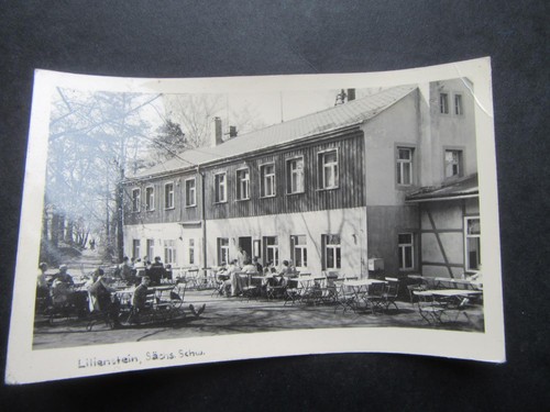 Lilienstein berggaststätte - ak, lilienstein,berggaststätte
