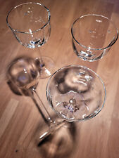 Weingläser (4) mit Sternengravur von Leonardo - Bestzustand * Weinglas Glas