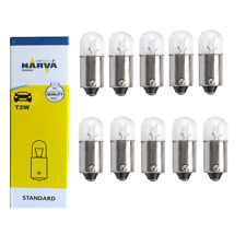 10 Stück 17053 Narva 12V 2W BA9s Tachoglühbirne Glühlampe Kugellampe  N27p
