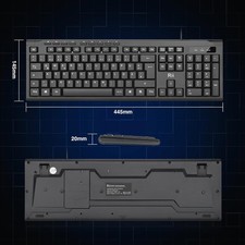 Rii Tastatur Kabelgebunden USB