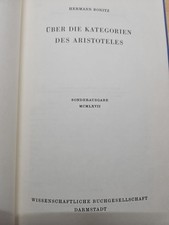 K12 Hermann Bonitz | Über die Kategorien des Aristoteles | Hardcover Deutsch