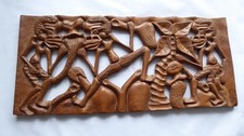 Holz-Relief aus Afrika