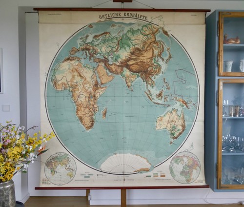 Vintage planiglob europa - vintage, |