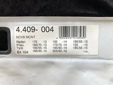 Erlau Nova Mont Schneeketten sehr guter Zustand 13" 14" 15", 155 165 175 185 195