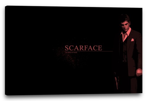 Wandbild filmplakat scarface - filmplakat,