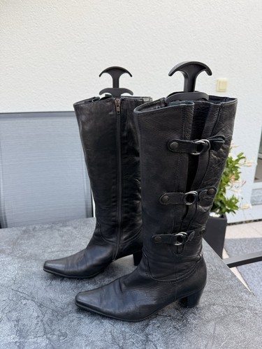 Damen stiefel schwarz 39 - damen, gr.