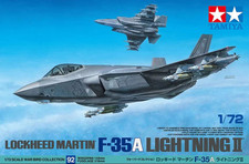 Modellbausatz Flugzeug TAMIYA 1:72 F-35A Lightning II 60792 kein Revell Italeri