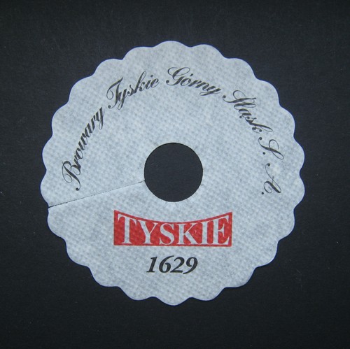 Tyskie pilsdeckchen bierdeckel - tyskie,