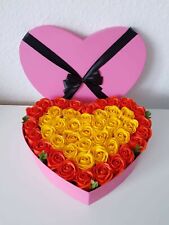 Seifenrosen Dekoration Geschenk Herzform