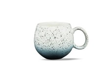 MAOCI Jumbotasse weiß petrol