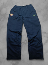 Vintage Y2K Nike Barcelona Trackpants Größe L Baggy Fit Trainingshose Open Leg