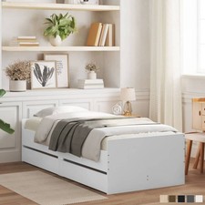 Bettgestell mit Schubladen Holzbett Bett Bettrahmen Einzelbett Gästebett Ehebett