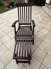 Deckchair Teakholz 160x62 für
