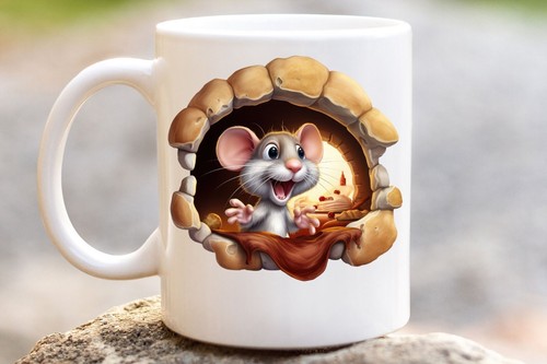 Niedliche maus tasse - niedliche,