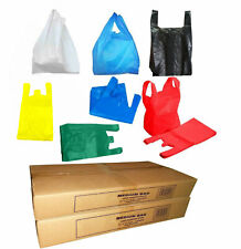 Kunststoff Weste Tragetaschen Laden Marktstand recycelt POLYETHYLEN EINKAUFEN