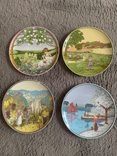 4 Sammelteller Villeroy & Boch Heinrich Vier Jahreszeiten Wandteller Porzellan
