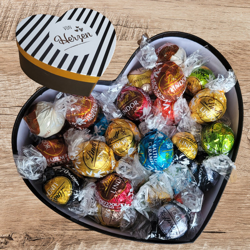 Lindt lindor herzbox 600g - lindt,