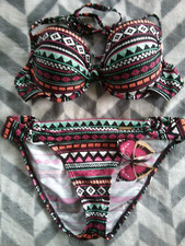 Sehr schöner bruno banani Damen - Bikini  Fb . Bunt  Gr . 38  NEU !  UT