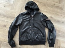 Harley Davidson Lederjacke, Damen, Hoodie, Größe M Schwarz