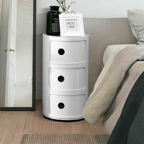 Nachttisch rund nachtschrank - nachttisch,