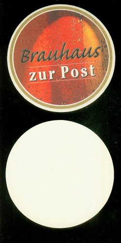 Bierdeckel brauhaus zur - brauhaus,
