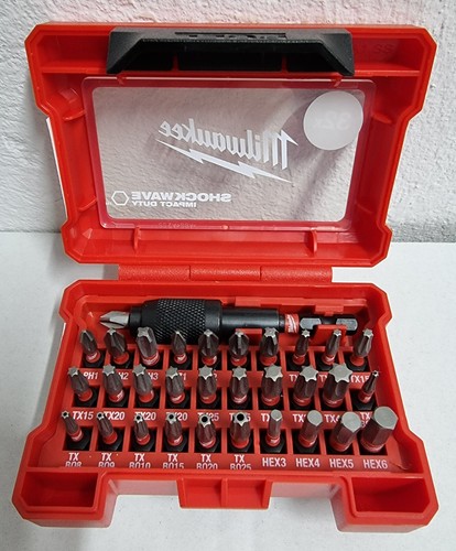 Milwaukee shockwave bitsatz - milwaukee,
