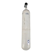 gebrauchte Sauerstoffflasche 3Liter 200bar mit Ventil G3/4 Anschluss