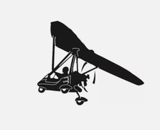 Aufkleber Ultraleichtflugzeug TRIKE